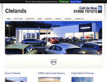 Tablet Screenshot of clelands.co.uk